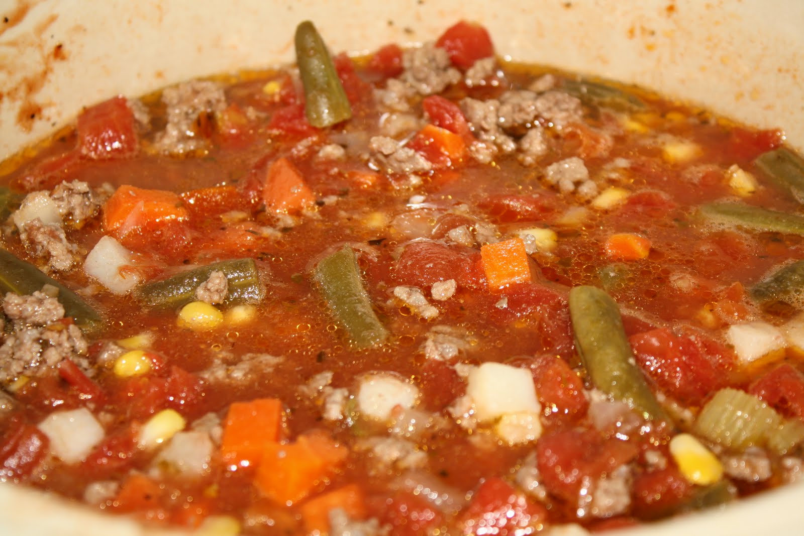 ground beef soup slow cooker
