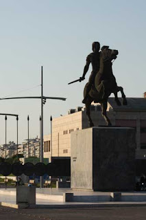 Alexander The Great Statue Thessaloniki.