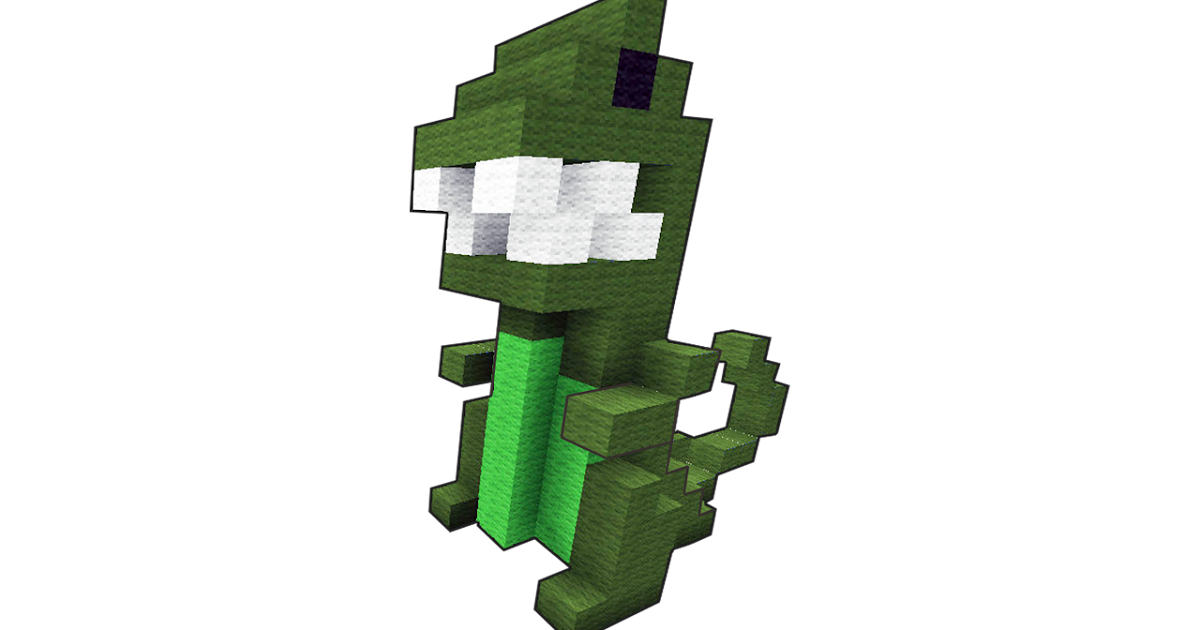 Let's Build a Simple 3D Pixel Dinosaur in Minecraft 