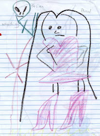 Attendez... est-ce qu'il est bien écrit « whacking » à côté de l'extraterrestre ?! Alien whacking