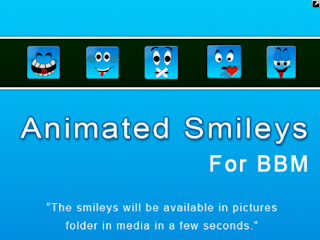 Animated Smilies for BBM v2.0 for BlackBerry