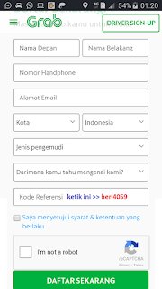 Cara daftar Driver Grab Bike Online