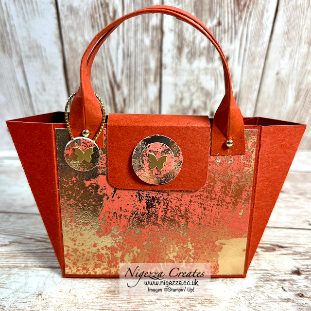 Posh Mini Handbag Gift Bag Come Crafting With Jill & Gez Facebook Live Replay