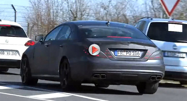 SPY VIDEO 2011 MercedesBenz CLS AMG Sports Sedan