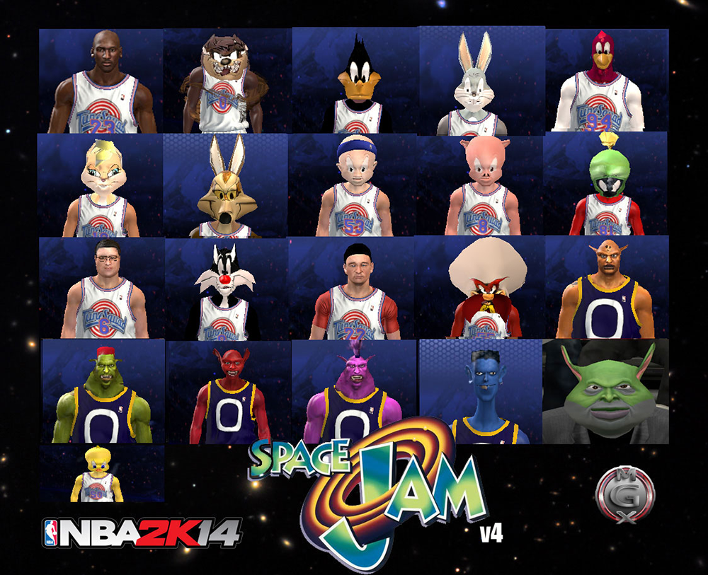 NBA 2K14 Space Jam Mod [Updated to V4.0] - NBA2K.ORG