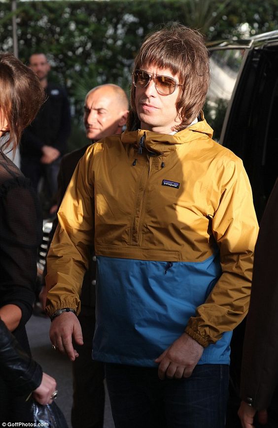 Liam Gallagher giubbottista della Patagonia