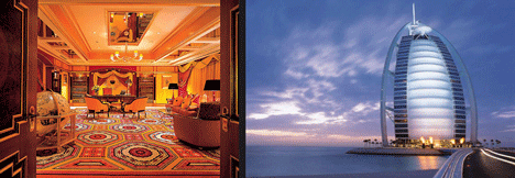 royal suite burj al arab dubai Kamar Hotel terMahal Sedunia