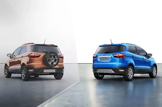 Ford EcoSport SE rear comparison