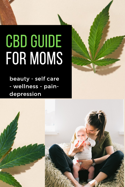 CBD Guide for Moms - for better sleep, wellness, beauty, selfcare, sex, pain relief products and more