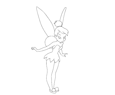 tinkerbell coloring pages