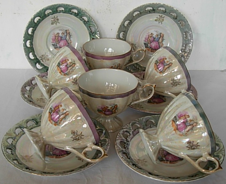 Pernik Unik Tea Set Keramik  Japan SOLD 