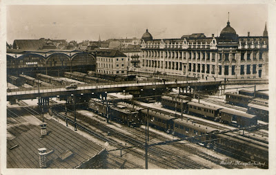 Estación de tren, Basilea, Suiza, 1928