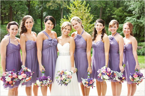 Non Matching Bridesmaid Dresses 4