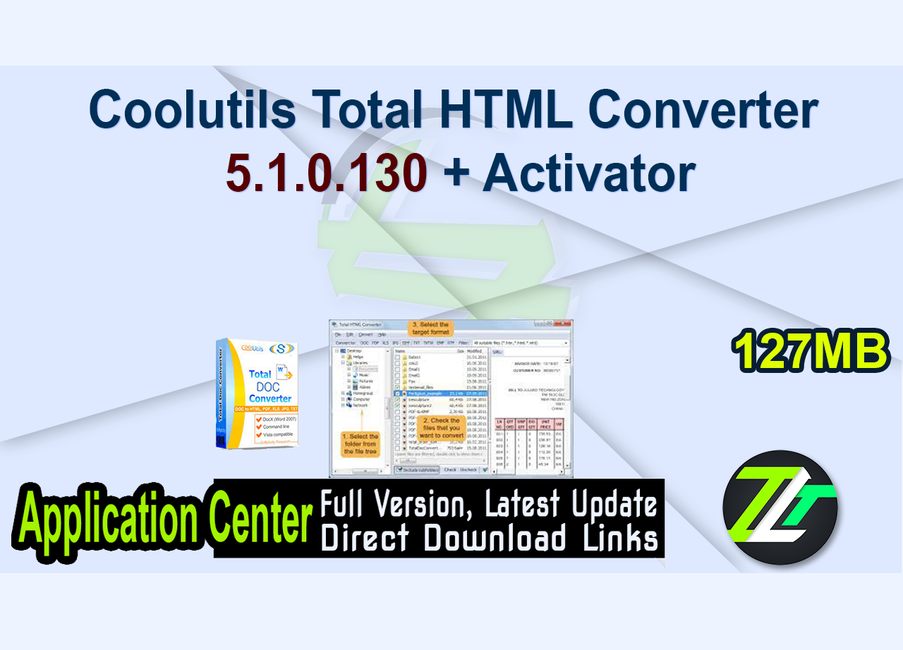 Coolutils Total HTML Converter 5.1.0.130 + Activator