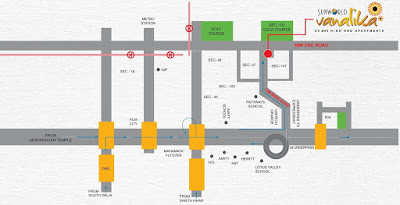 Sunworld Vanalika - Location Map