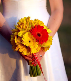 yellow bridal flowers