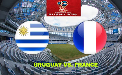 Live Streaming Uruguay vs France Suku Akhir Piala Dunia 6.7.2018