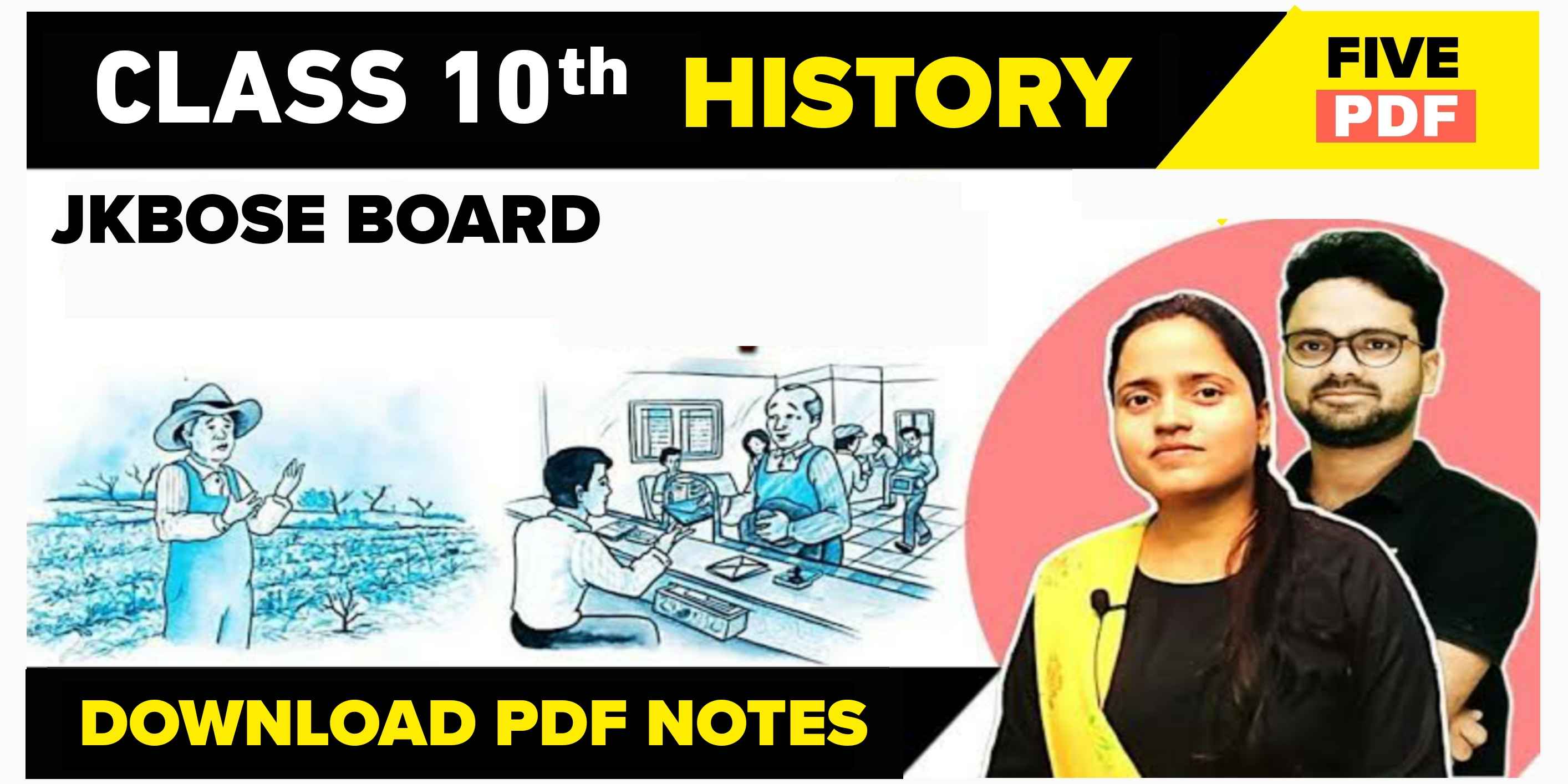 JKBOSE Class 10th History Notes PDF Download
