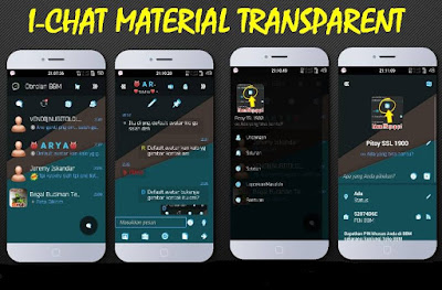 BBM I-CHAT MATERIAL TRANSPARENT 2.9.0.45 APK 