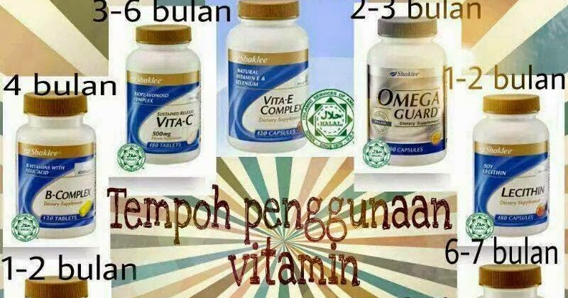 Vitamin Pilihan Anda Berapa Lama Vitamin Shaklee Tahan Vitamin Pilihan Anda Berapa Lama Vitamin Shaklee Tahan