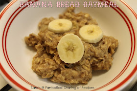 Banana Bread Oatmeal - a flavorful breakfast in under 15 minutes! #banana #oatmeal #breakfast