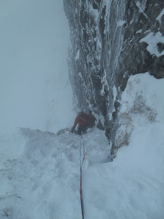 Pillar Chimney, Clogwyn Ddu