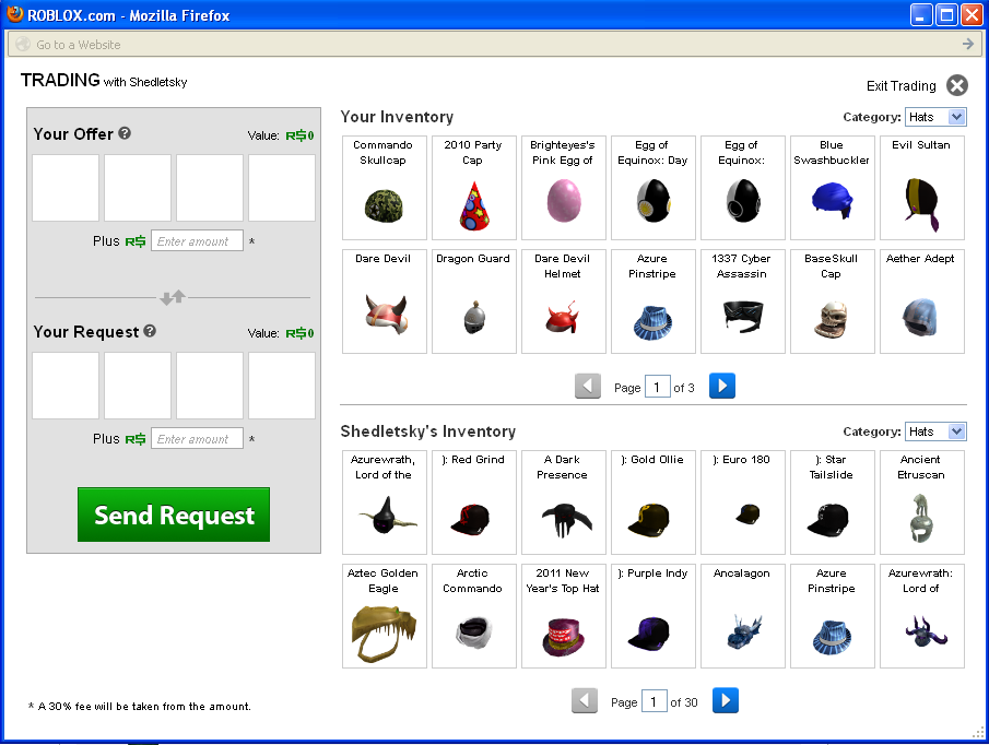 Robloxian News Network Roblox Helper Trading - how to trade people in roblox