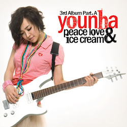 YOUNHA - PEACE LOVE  AND ICE CREAM, PART A, THIRD ALBUM