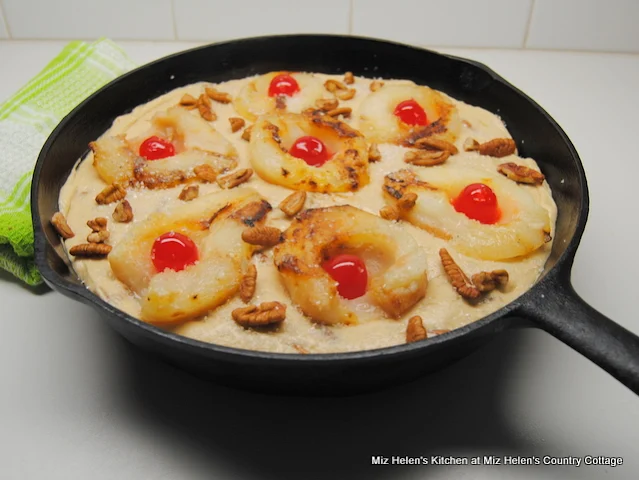 Pear-Pecan Skillet Cake at Miz Helen's Country Cottage