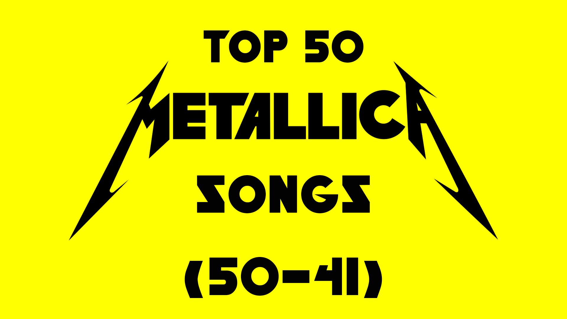 50 beat Metallica Songs