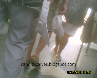 candid muscular calves granny