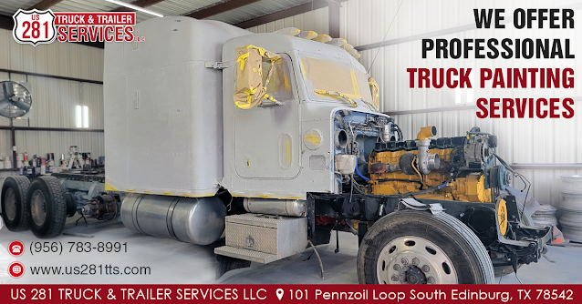 Best truck shop for professional truck painting services in Edinburg, Texas.
