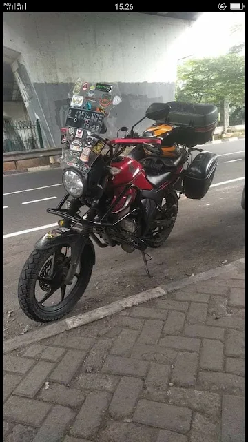 Modif Motor TOURING HONDA CB VERZA 150 Terbaru