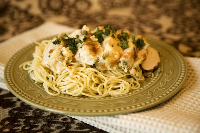 Debbie's creamy garlic parmesan chicken...