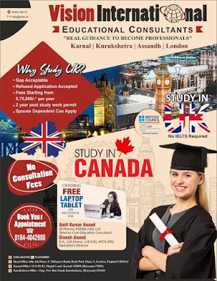 Study in Canada with No Consultation fee