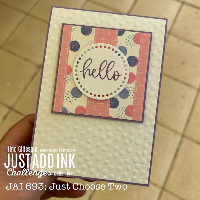 scissorspapercard, Just Add Ink, Stampin' Up! Biggest Wish, Everyday Details Dies, Decorative Dots TIEF, Daiso Washi Tape