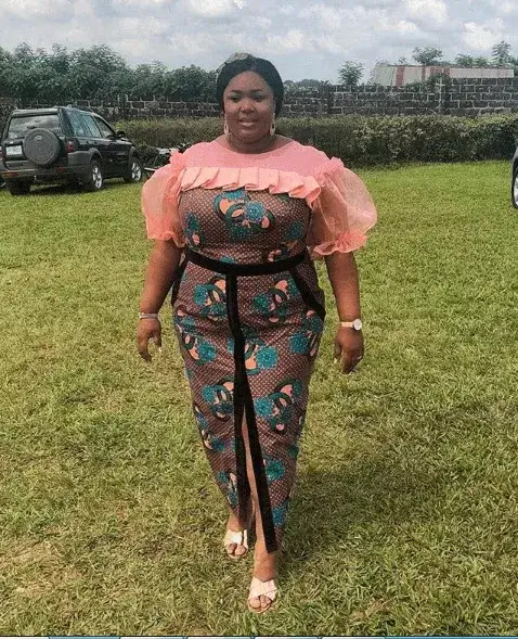 Ankara Long Gown Styles For Fat Ladies.