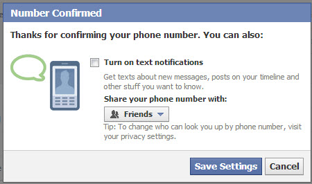 Facebook-mobile-number-confirmed