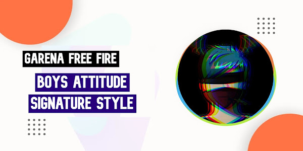 Free Fire Boys Attitude Signature Style Colour Code Copy Paste Lines 