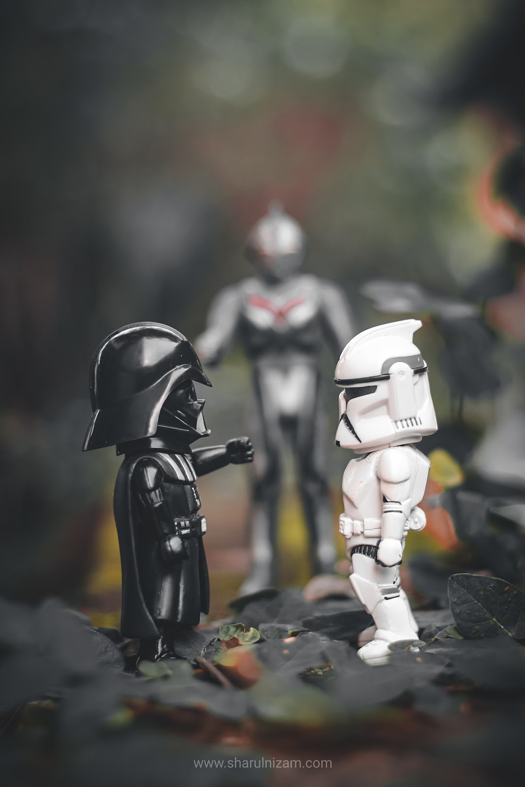 Darth Vader, Storm Trooper & Boba Fett Toy Photography