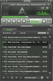 aimp(maximize the program to play music and video files) part 3