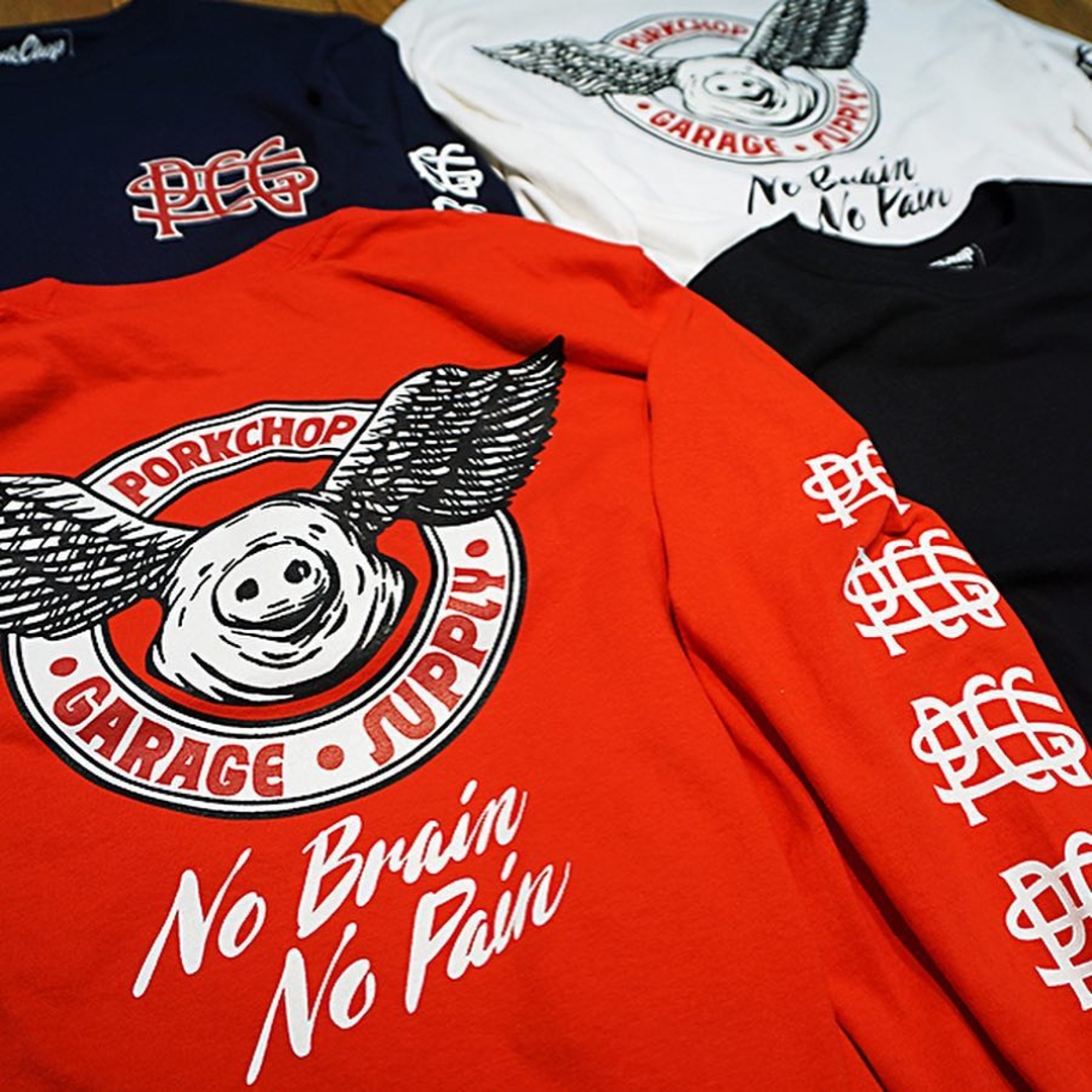 PORKCHOP GARGAGE SUPPLY WING PORK L/S TEE TRUMPS