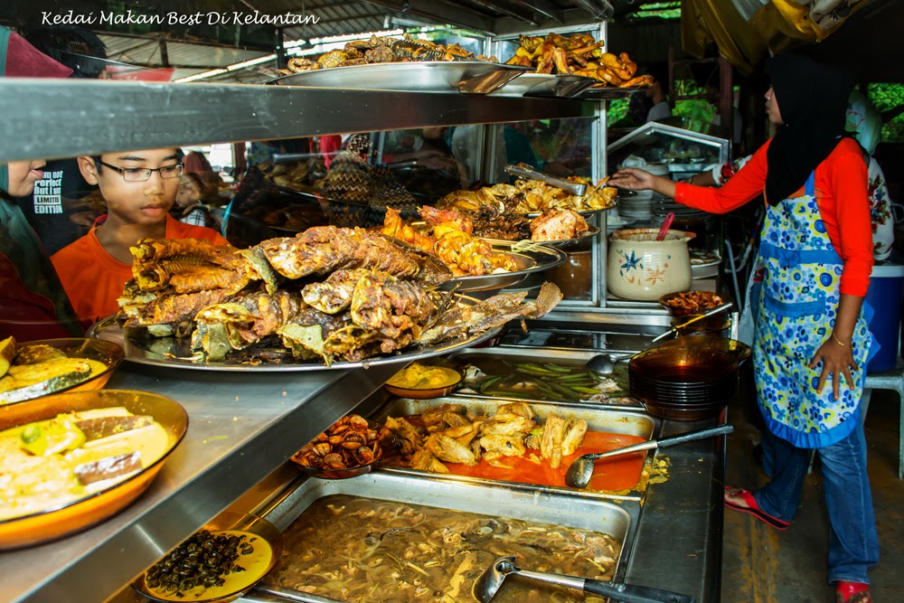 KEDAI MAKAN BEST DI KELANTAN: Umi #Nasi #Ulam #Budu Kepala 