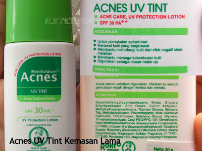 Acnes UV Tint kemasan lama