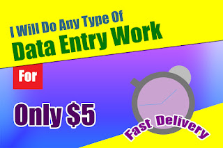 Hi, There Well Come To My GIG  I Will Do Any Type Of Data entry work a very short time. also, I will give 100% satisfied guaranty data entry service. you can check my previous buyer comment on my profile.