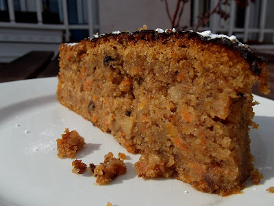 Pastel o bizcocho de zanahoria (Carrot Cake)