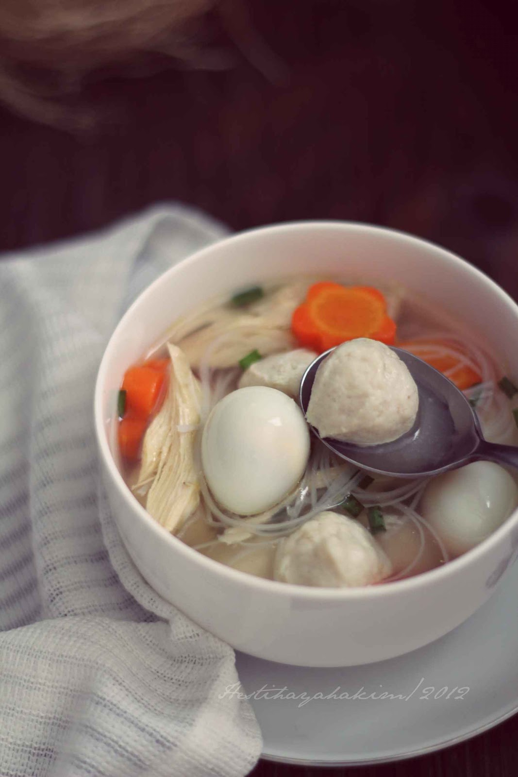 HESTI'S KITCHEN : yummy for your tummy: Sup Bakso Ayam 
