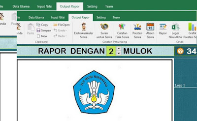 Aplikasi Raport SD/MI Kurikulum 2013 Revisi 2017 Lengkap Semua Kelas