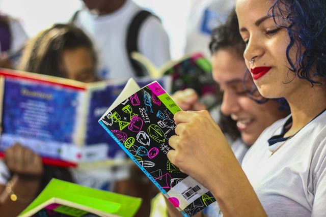 Estudantes participaram da campanha cujo tema foi ‘Dia de Ler. Todo dia. Por um Maranhão de Leitores’.