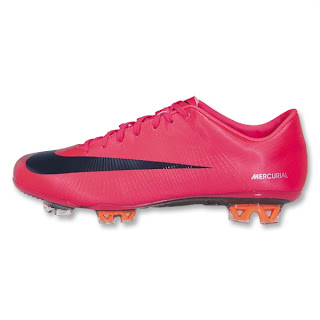 Nike Mercurial Vapor Superfly II Football Boots - Cherry/Obsidian/Silver